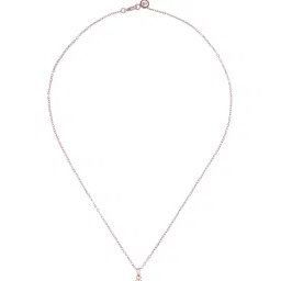 Ted Baker Rose Gold Tone Elvina Enamel Mini Button Pendant with Chain image 3
