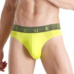 FCUK Multi-Color Polyamide Solid Briefs Pack of 2 image 4