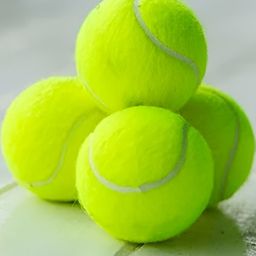 HackerX 4-Pc Fuzzy Sports Tennis Balls-24