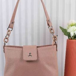 Mochi Pink Solid Large Shoulder Handbag-picture-23