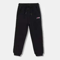 Blue Giraffe Girls Black Solid 1 Sweatpant-image-78