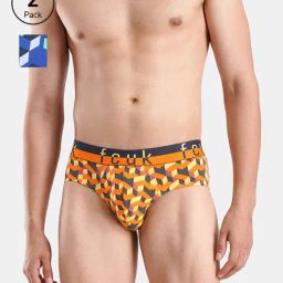 FCUK Multi-Color Modal Print Briefs Pack of 2-picture-37