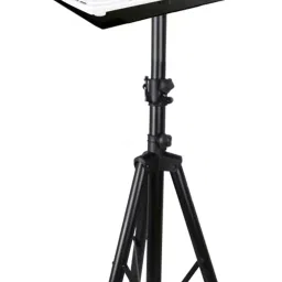 Audiovan Projector Floor Tripod Stand & Speaker Tripod Stand (3.5-6 ft) Tray size 11x15.6 In-0