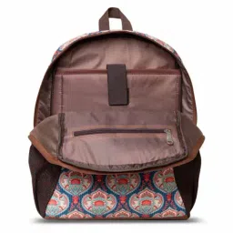 ZOUK 18 Ltrs Blue Printed Backpack image 3