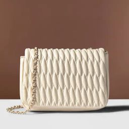 Accessorize London Cream Textured Sling Handbag-picture-36