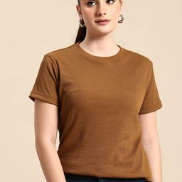 Hang and wear Ribbed Pure Cotton Crop Top-image-30