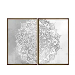 The Art House Abstract Multicolor Canvas Painting image 3