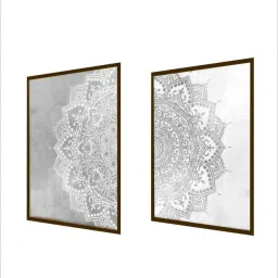 The Art House Abstract Multicolor Canvas Painting image 5
