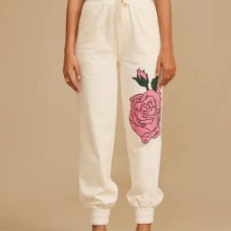 Kazo Beige Printed Jogger-image-39
