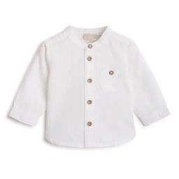 Chicco Boys White Cotton Regular Fit Shirt-picture-10