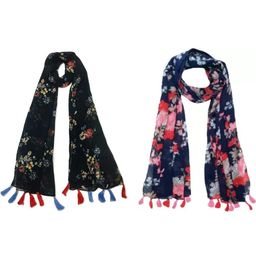 StoleVilla Floral Chiffon Stoles-image-88