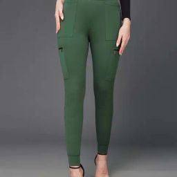 Miss Chase Green High Rise Treggings-image-61