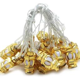 Homesake String Lights Moroccan Copper Lights 5M 14LED for Decoration (Warm White) Oil Lamp-23