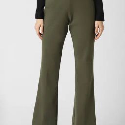 Van Heusen Olive Blended Regular Fit Mid Rise Trousers-image-10