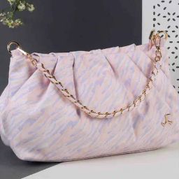 Mochi Pink Printed Large Sling Handbag-9