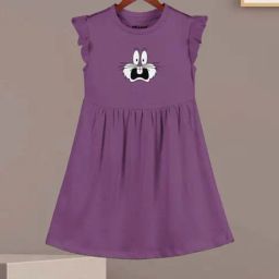 HELLCAT Girls Mauve Printed Dresses-94