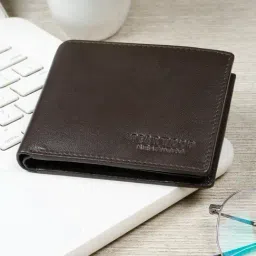 Teakwood Leathers Brown Leather Bi-Fold Wallet-picture-18