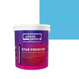 ADMIRE PAINTS STAR PREMIUM Exterior Acrylic Emulsion 1 L Capacity Electric Azure-N-image-92