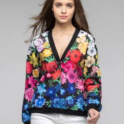 SHAYE Black Flora Sweatshirt-image-41