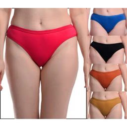 AROUSY Red & Blue Cotton Panties - Pack Of 5-image-39