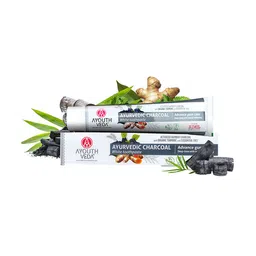 AYOUTHVEDA Set Of 3 Charcoal White Toothpaste - 100 g Each-picture-35