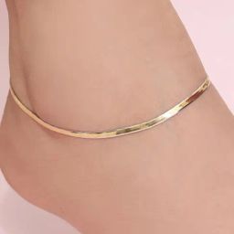 Zavya Dual Tone Delight 925 Sterling Silver Anklet-picture-4