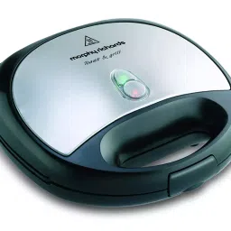 Morphy Richards SM3006(TWG) Sandwich Maker Silver/Black 370042-47