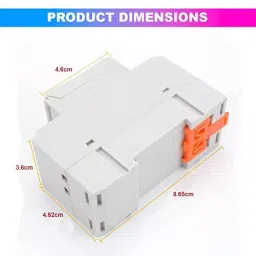 amiciSmart Digital Timer Switch – 4-in-1 30 Amp 220 VAC Programmable Relay with Countdown, Pulse & Cycle Modes DIN Rail Mount, 1xTP8A16 image 5