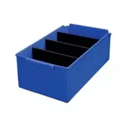 Alkon PSB-506 Polypropylene Copolymer 515mmx300mmx185 mm Blue Shelf Bin-picture-35