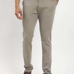 Indian Terrain Men Urban Tapered Fit Trousers-image-81