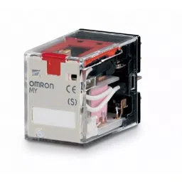 Omron MY Miniature Power Relay 4 Poles 14-Pin 24 V 4PDT 5 A Plug-In Terminal, MY4IN-D2 DC24 (S)-42