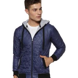 Campus Sutra Blue Solid Jacket-picture-25