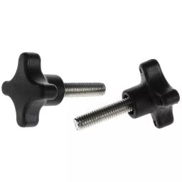 RS PRO Black 4-Arm Clamping Knob M8 Threaded Stud, 7027734-image-39