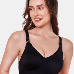 MAROON Full Coverage All Day Comfort Seamless Cotton T-shirt Bra-35