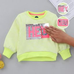 Vitamins Full Sleeves Sweatshirt Reversible Sequin - Green-image-58