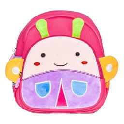 WISHKEY Butterfly Bag For Pre-Schoolers Kids Water Resistant Mini Backpack For Kids Lightweight Small Size Bag For Play School & Nursery Kids Picnic Bag Travel Dark Pink - 10.2 Inches-image-74