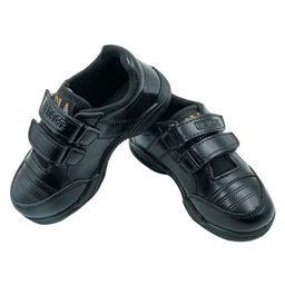 Priaansha Kids Perforated Velcro Closure Gola Shoes - Black-image-18