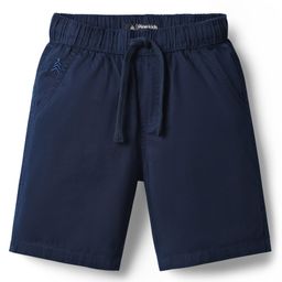 Pine Kids Cotton Woven Knee Length Solid Color Shorts - Navy Blue-image-22