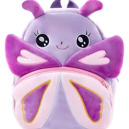 Delicado Premium Quality Soft design Butterfly school Bag for Kids - 14 Inches-10