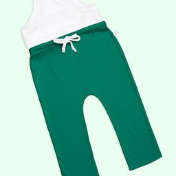 SuperBottoms Cotton Knit Solid Diaper Pajama - Green-image-75