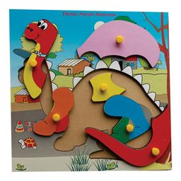 KIDS LOGIC Theme Puzzle Dinosaur - Multicolor image 4