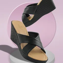 Liberty Women PU Wedge Heel Sandals-47