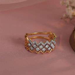 Mia by Tanishq 18KTFinger Ring Diamond-4.36 gm-image-58
