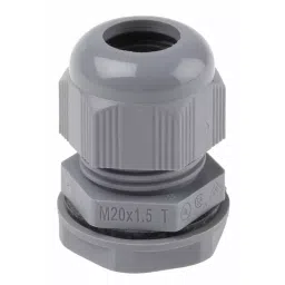 Alpha Wire Cable Gland M20 Thread Chloroprene Rubber & Polyamide Grey 12 mm Dia, PMC20 SL080 (Pack of 10)-picture-43