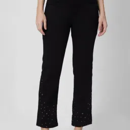 Spykar Black Straight Fit Mid Rise Jeans-image-84