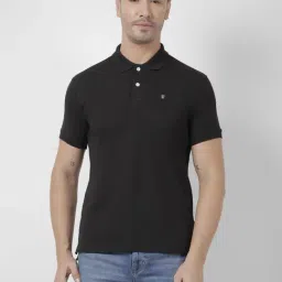 Numero Uno Black Cotton Blend Regular Fit Embroidery T-Shirt-image-26