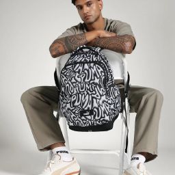 Puma Black & Grafiti AOPLaptop Backpack image 2