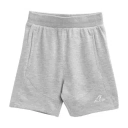 Alcis Kids Grey Melange Cotton Shorts-picture-11