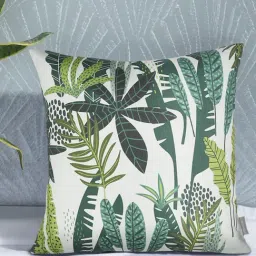 Petal Home Myanmar White Cotton Cushion Cover-26