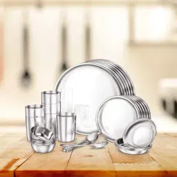 JUDGE Silver Stainless Steel Dinner Set-63